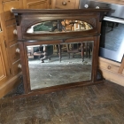 Edwardian Over Mantle Mirror - £125