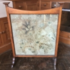 Oak Edwardian Fire Screen - £85