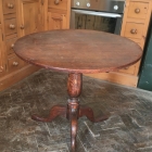 Georgian Oak Snap Top Table - £265